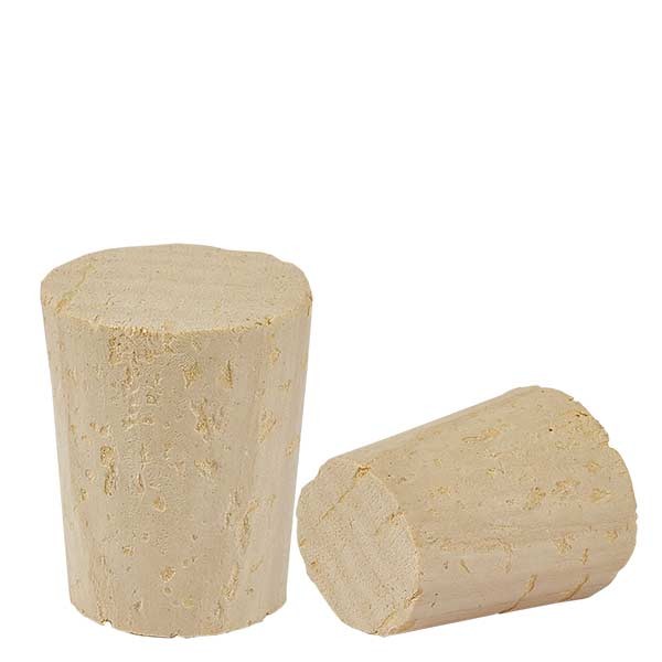 Spitzkorken -Naturkork- 18/22mm, Höhe 26mm