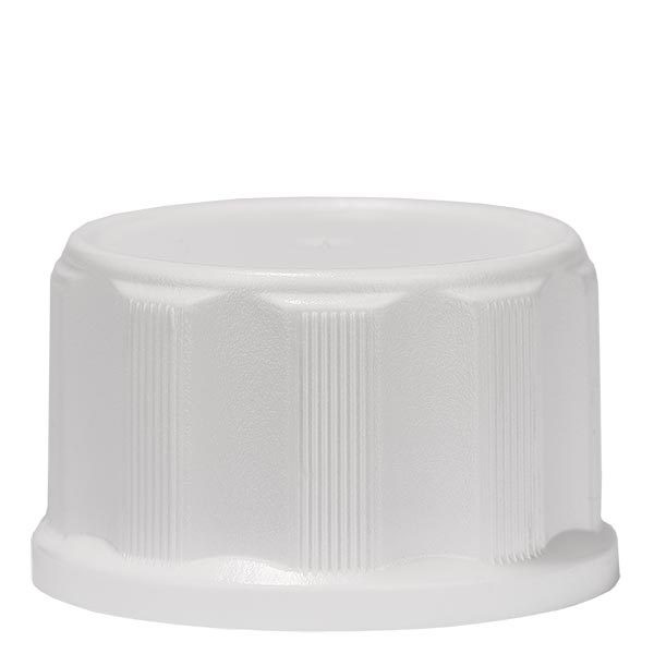 Schraubverschluss weiss, DIN22 mit PE-Einlage