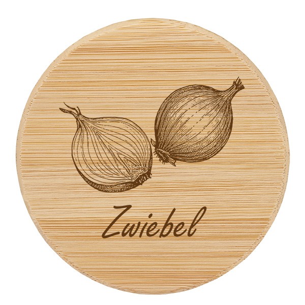 Holzdeckel &quot;Zwiebel&quot; für WECK RR60