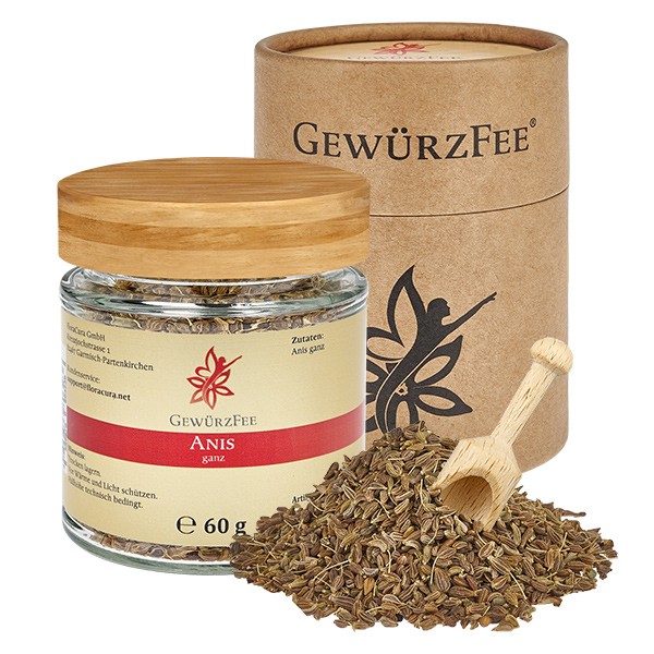 Anis ganz im Schraubglas Gewürzfee