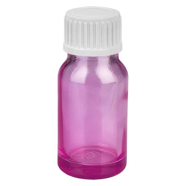 10ml Tropfflasche 0.9mm weiß mit Standardverschluss PurpleLine UT18/10