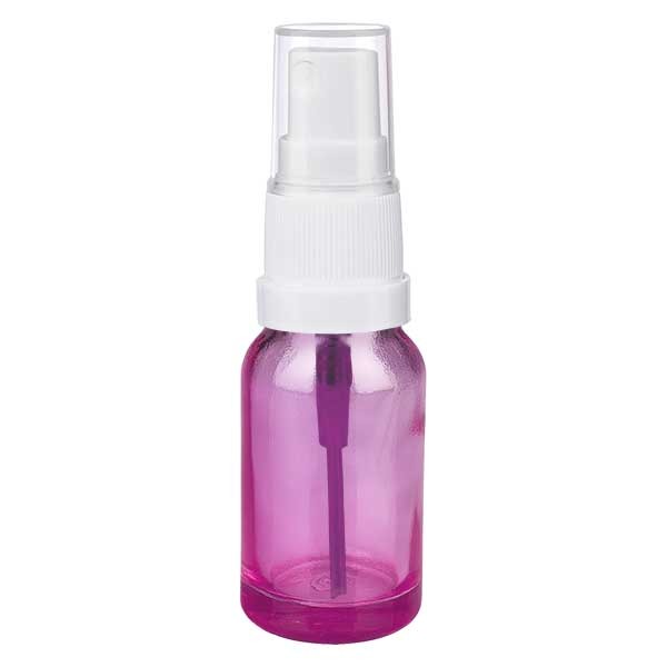 10ml Sprayflasche weiß/tr.. mit Standardverschluss PurpleLine UT18/10