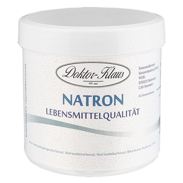 Doktor-Klaus Natron, 250g in weisser Dose, Lebensmittelqualität