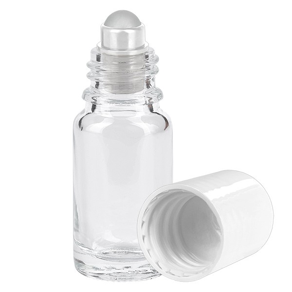 10ml Roll-On Flasche weiss STD ClearLine UT18/10