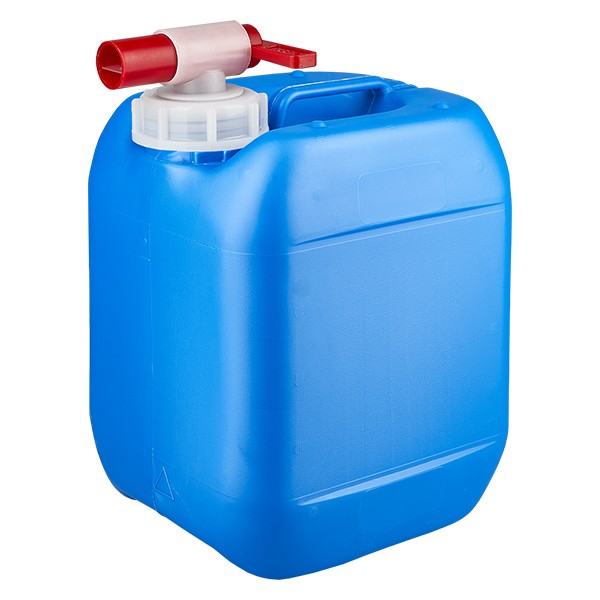 Kanister 5 Liter blau mit Auslaufhahn