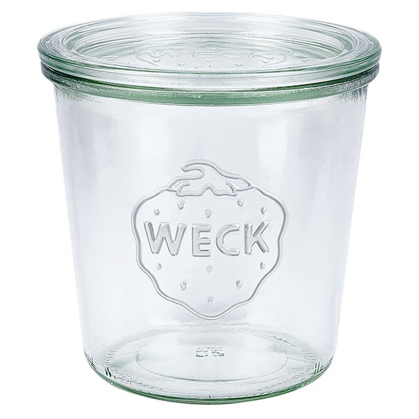 WECK-Sturzglas 580ml (1/2 Liter) mit Deckel