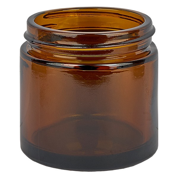 Glastiegel 60ml BRAUNGLAS 51mm/R3