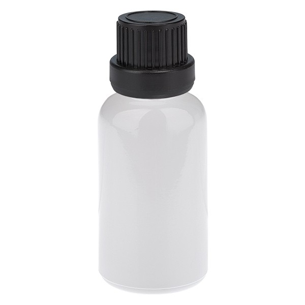20ml Flasche 11mm SV schwarz OV WhiteLine UT18/20