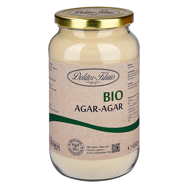 650g Bio Agar-Agar Doktor-Klaus noWaste