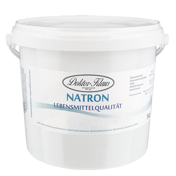 Doktor-Klaus Natron, 5kg im Eimer, Lebensmittelqualität